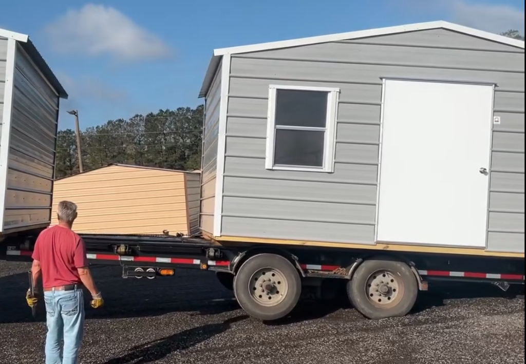 American Portable Buildings Delivery